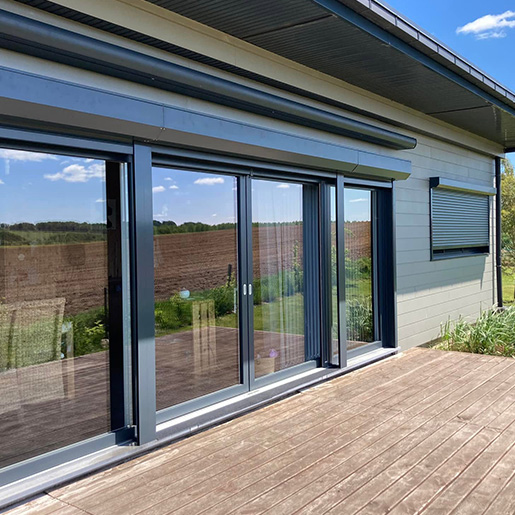 M2N Ardennes - baie vitrée aluminium